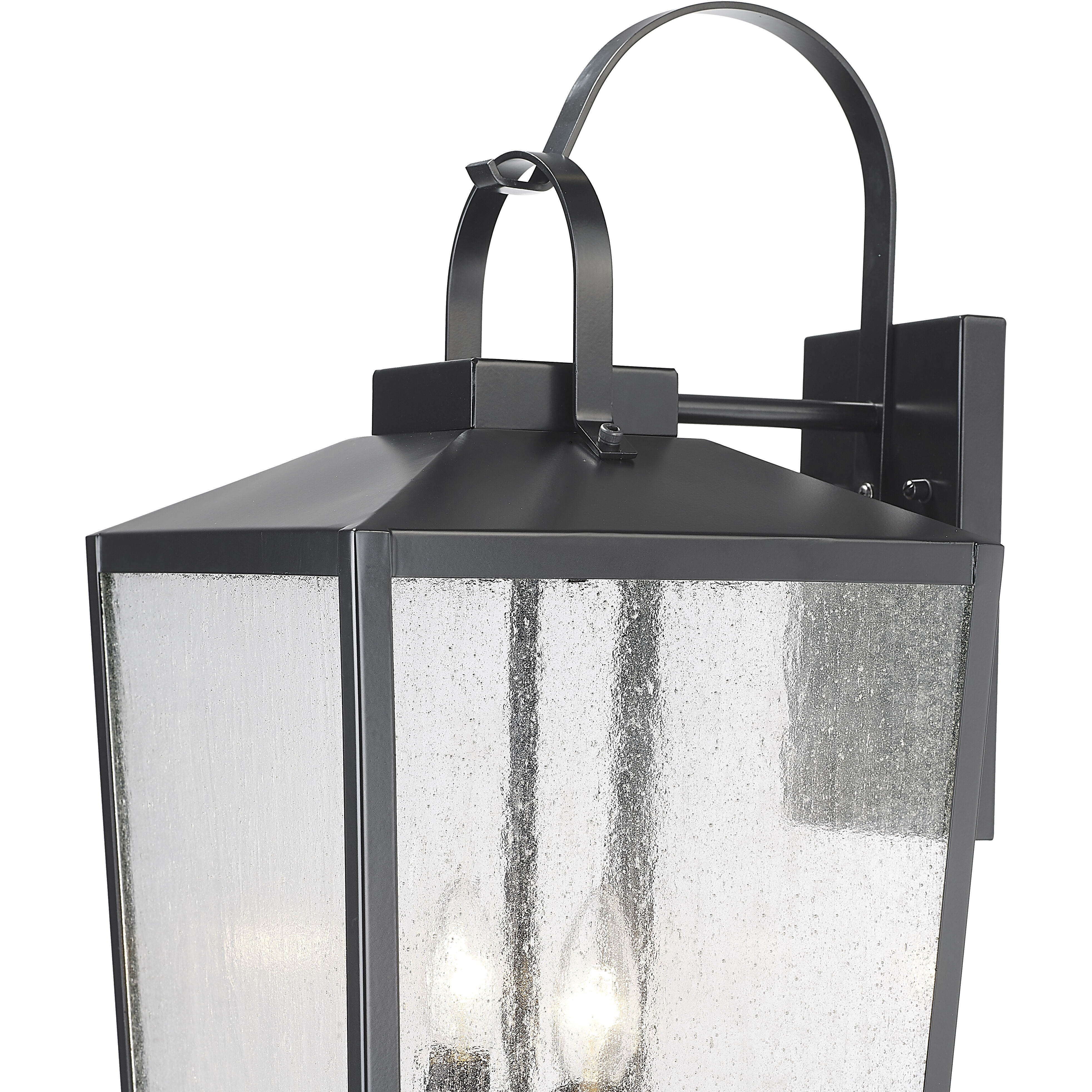Devens 2 Light 21.75 inch Powder Coated Black Outdoor Wall Sconce
